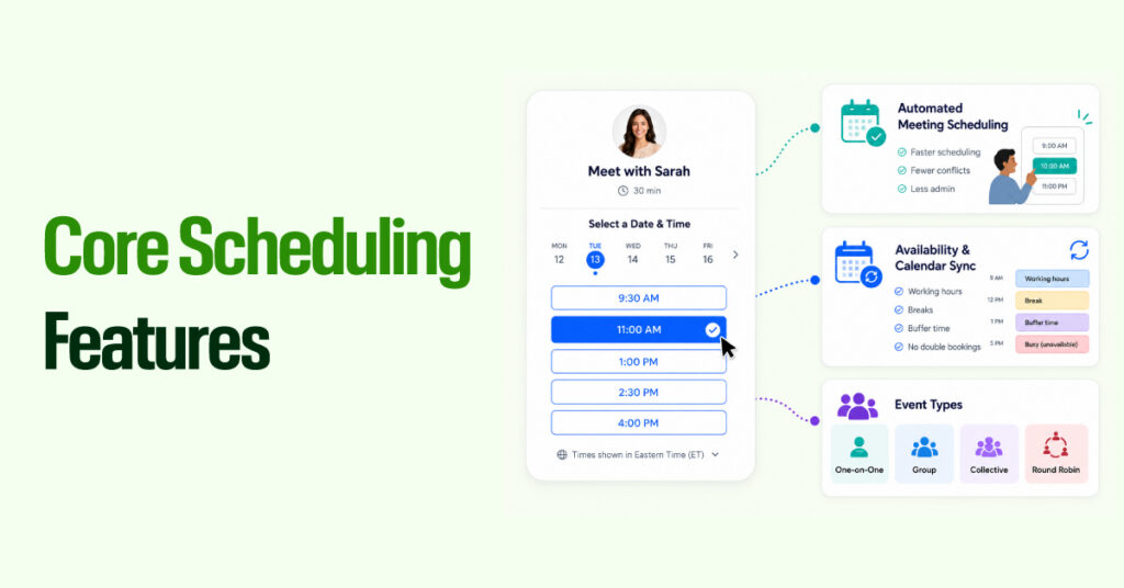 Calendly Core Scheduling Features